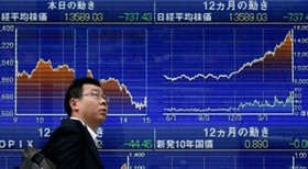 شاخص بورس‌های آسیایی کاهش یافت