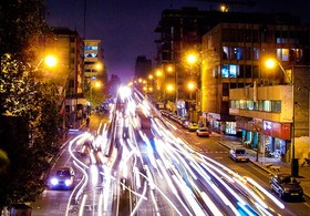 پرواز خودرویی ها جنب پل حافظ