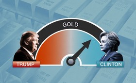 ترامپ در تعقیب کلینتون؛ طلا در ابهام