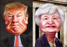 تقابل یلن و ترامپ در بازار جهانی طلا