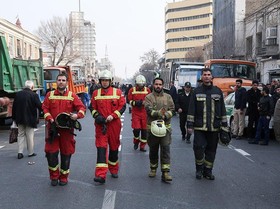 بورس به احترام شهدای آتش نشان ایستاد