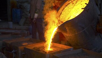 تولید فولاد ایران به مرز ۱۵ میلیون تن رسید