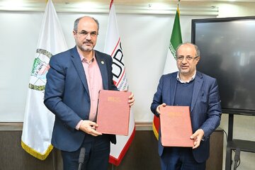 امضای تفاهم نامه همکاری دو جانبه بین ایمیدرو و سازمان جغرافیایی نیروهای مسلح