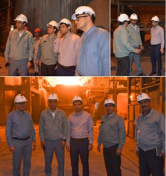 بازدید مدیرعامل بورس کالای ایران از فولاد خراسان 