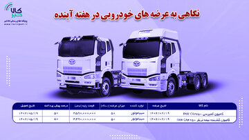 ابلاغ شرایط خرید کامیون کشنده و کمپرسی فاو در بورس کالا