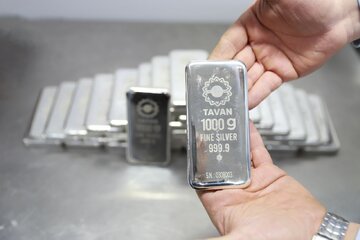 معامله ۳۶۸ کیلوگرم شمش نقره در بورس کالا