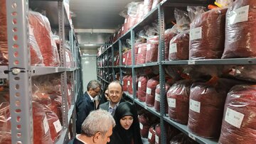 گزارش تصویری انبار زعفران