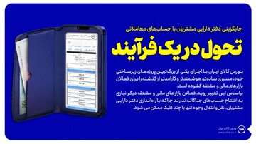 جایگزینی دفتر دارایی مشتریان با حساب‌های معاملاتی/امکان انتقال ساده منابع میان بازارها/ تجربه‌ای نو برای فعالان بازارهای مالی و مشتقه